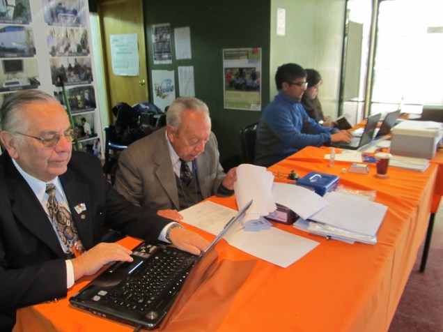 Inscripción con sistema computacional