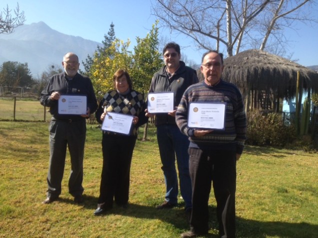 Noel Fontanés, Oriana Díaz, Gonzalo Fontanés y Jorge Fontanés